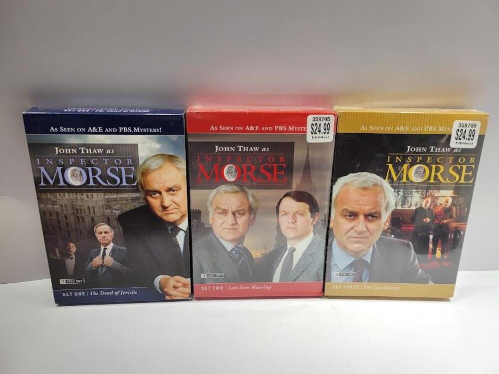 Inspector Morse Sets 1 2 3 DVD Lot TV Crime Drama A&E PBS Mystery British Series